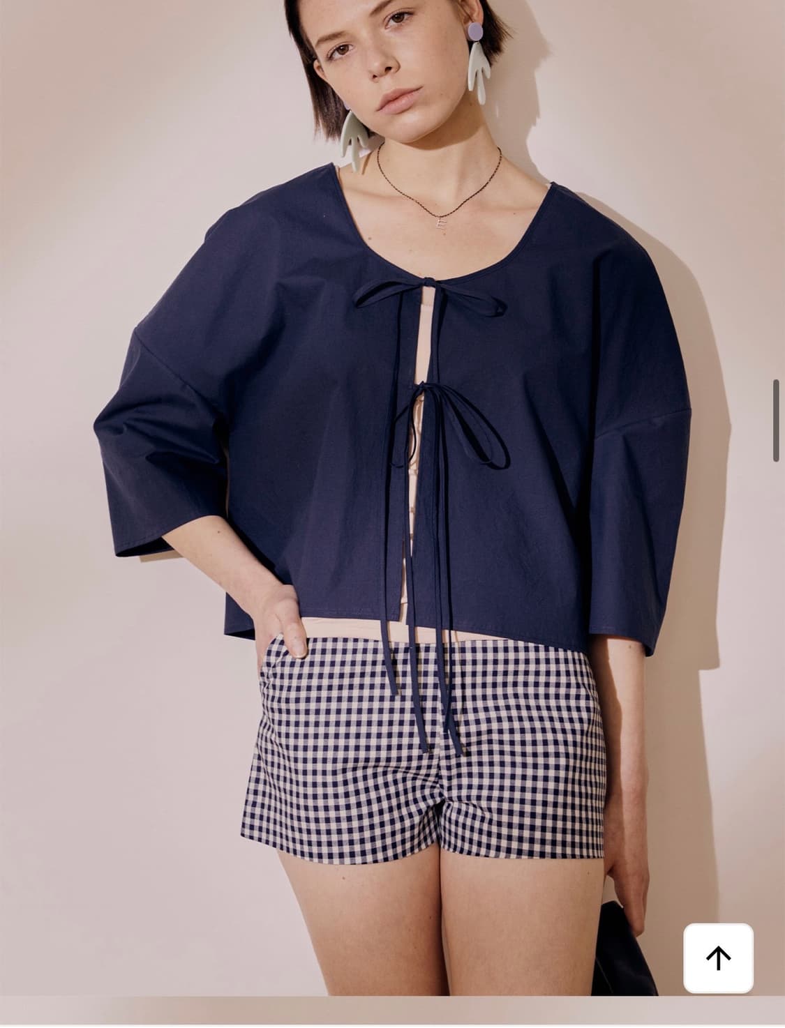 새상품)제이청 린다 리본 블라우스 Linda Ribbon Blouse 상품이미지1