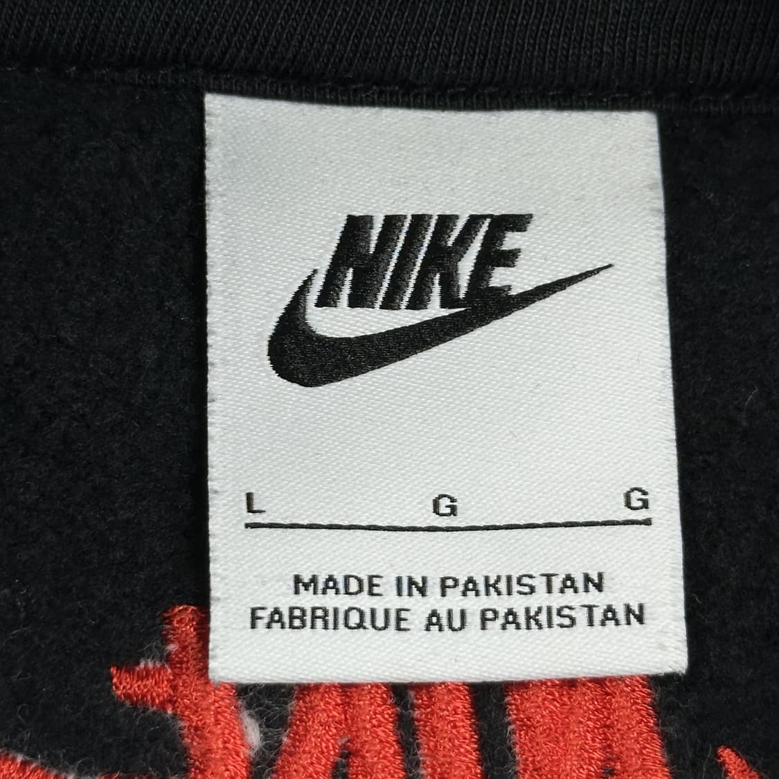 나이키 멀티 스우시 블랙 후드티 (L) 상품이미지7