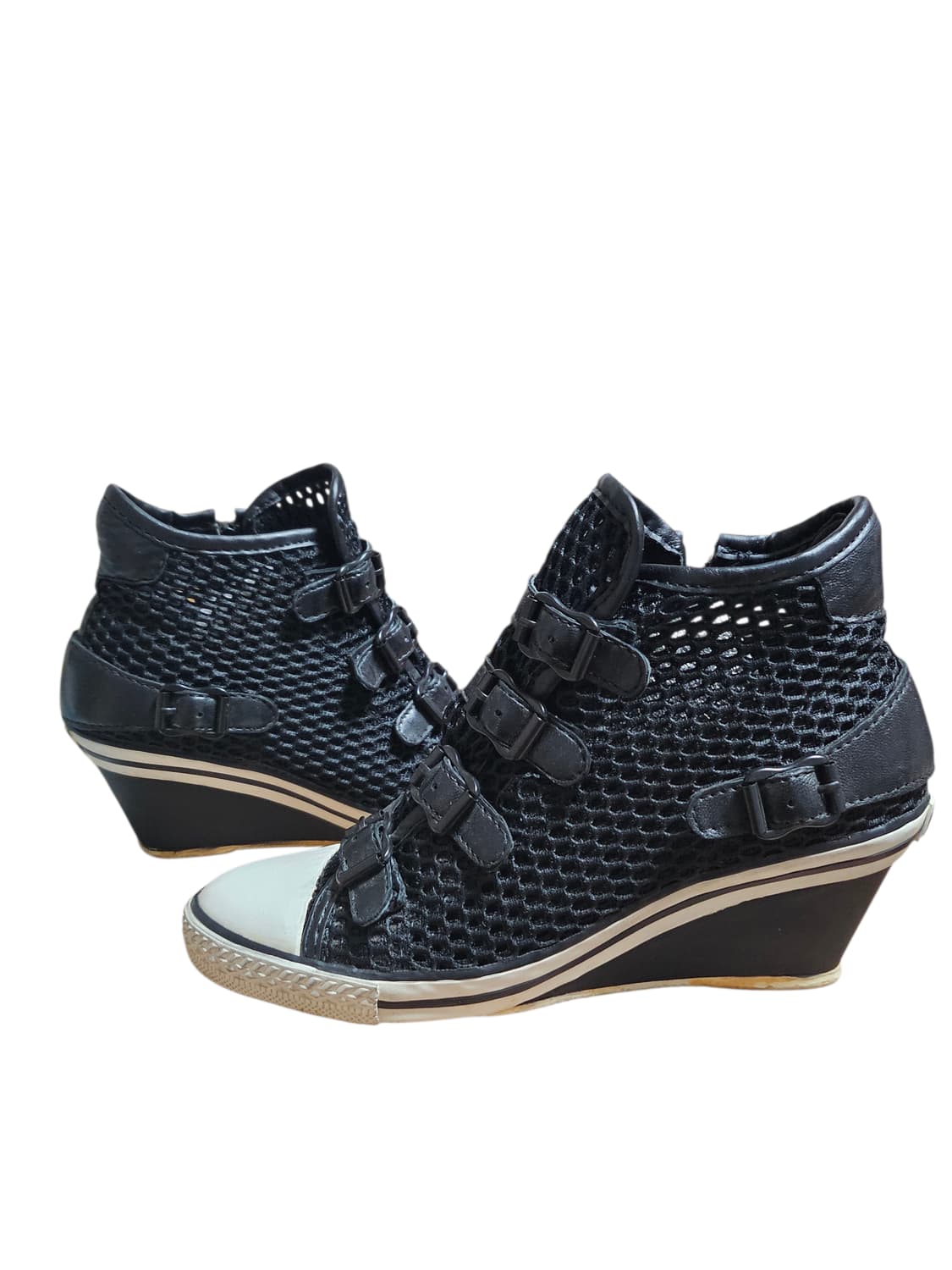 ASH 아쉬 GOSSIP 웨지힐 스니커즈 | 35 | 올블랙 상품이미지2