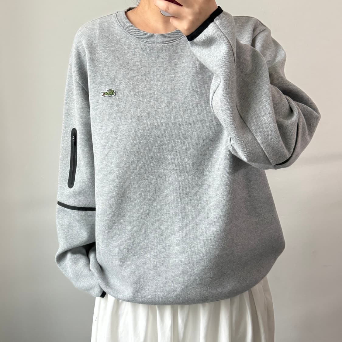 [XL] 라코스테 그레이 맨투맨 상품이미지2