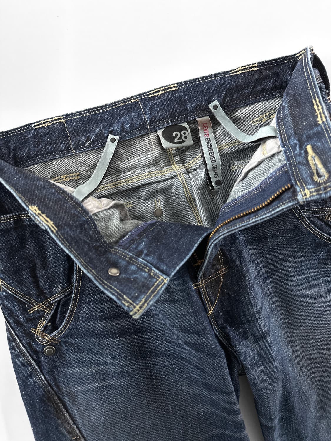 리바이스 엔지니어드 진 슬릿 지퍼 데님 상품이미지8