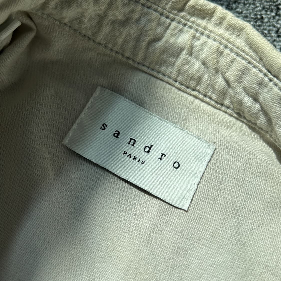 산드로 웨스턴 베이지 셔츠 상품이미지7