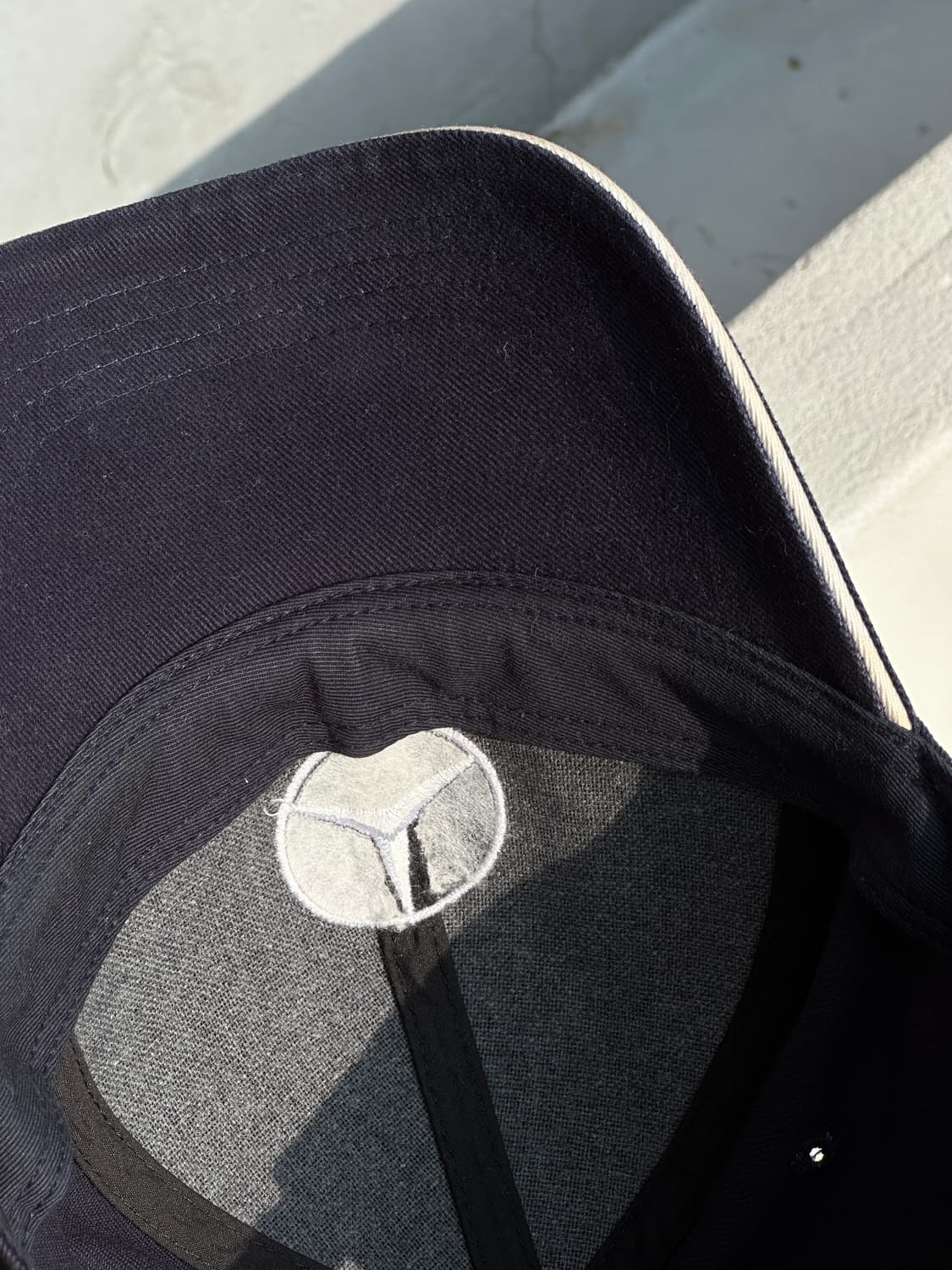 [F] 메르세데스 벤츠 로고 다크네이비 볼캡 모자 상품이미지6