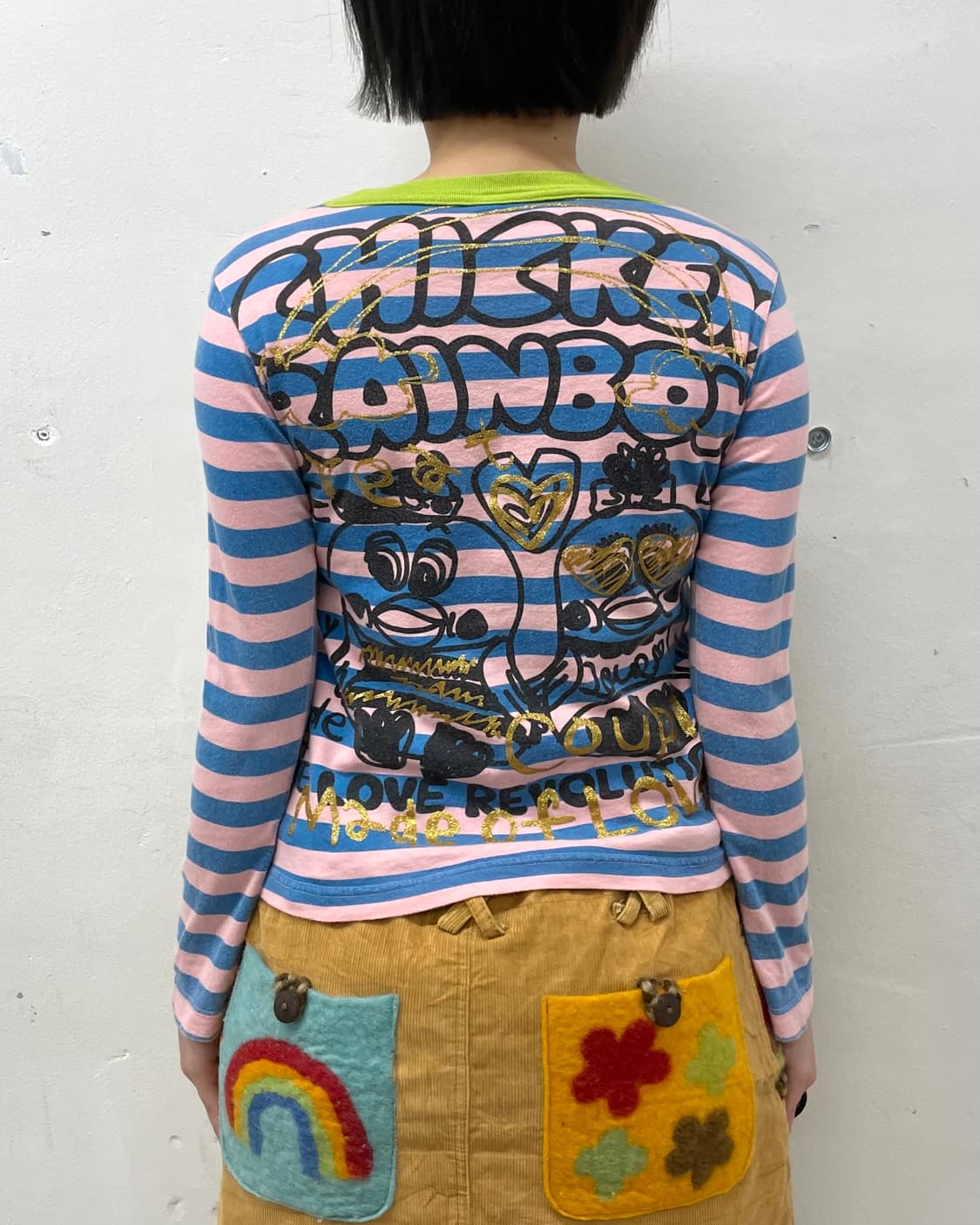 Love Revolution Chicken Stripe Sleeve  상품이미지3