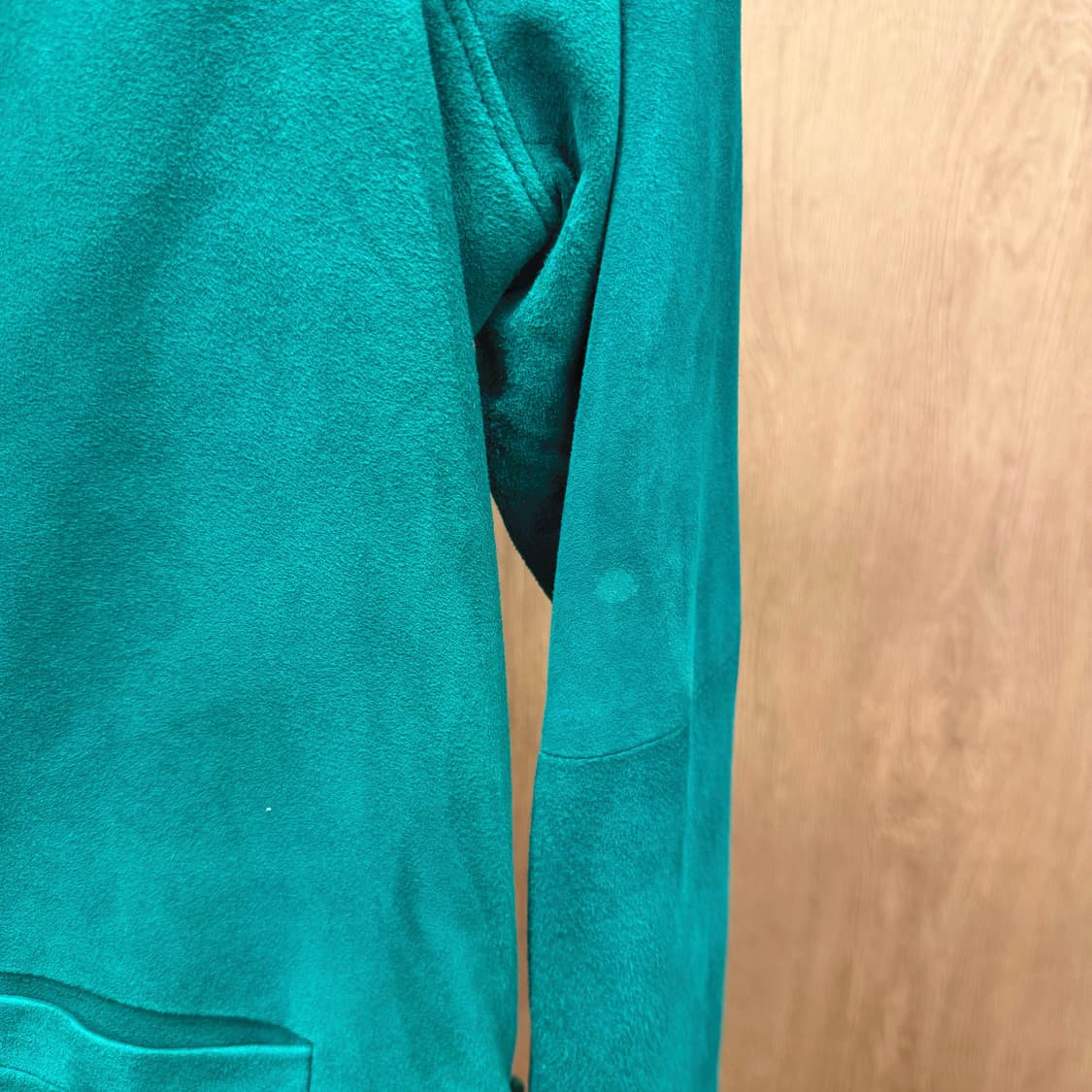 로렌 랄프로렌 스웨이드 자켓 카라넥 사이드 버클 스트랩 디테일 그린 상품이미지8