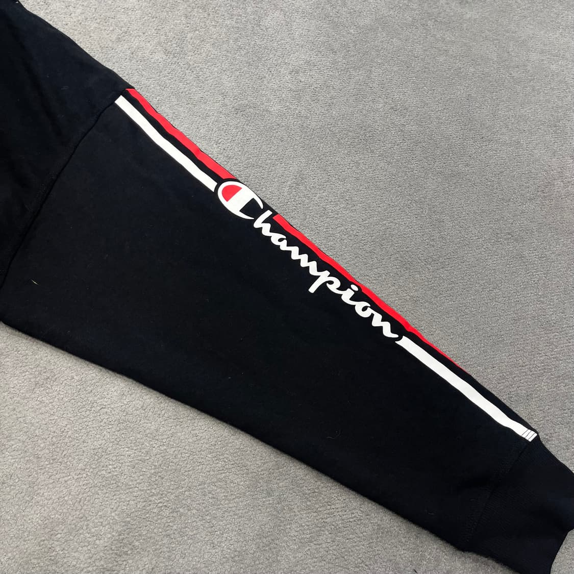 XL 챔피온 블랙 후드티 상품이미지5