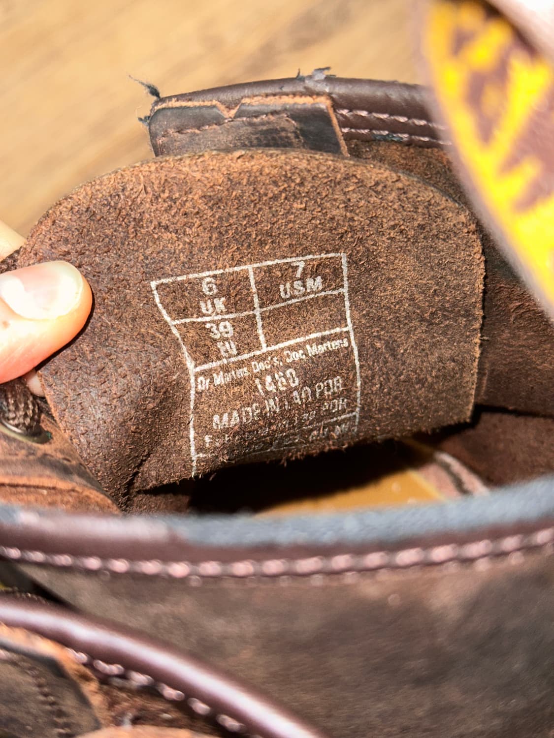 닥터마틴 1460 8홀 가우초 브라운 250 상품이미지3