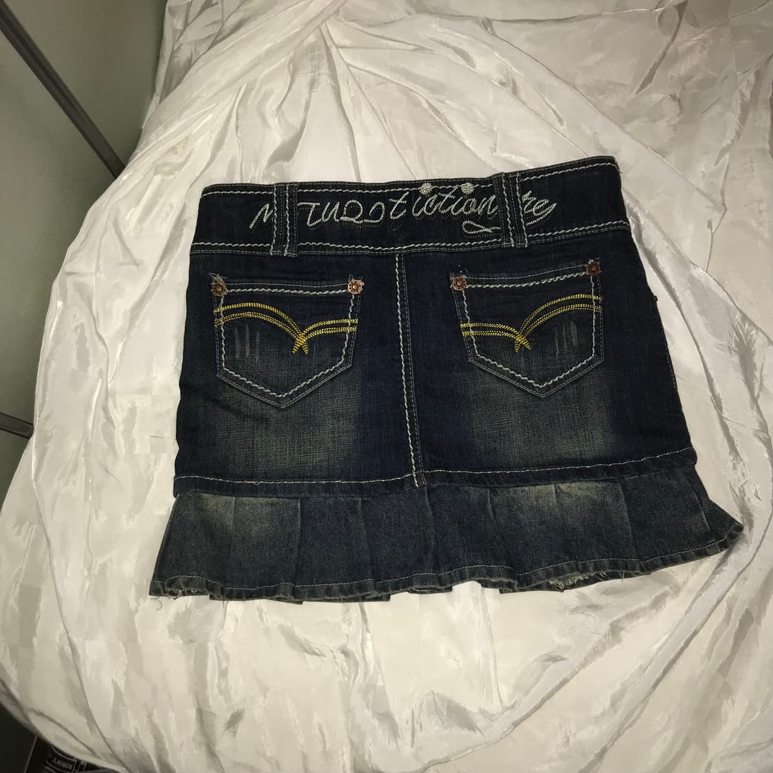 Vintage 빈티지 펑크 워싱 데님 미니스커트 상품이미지1
