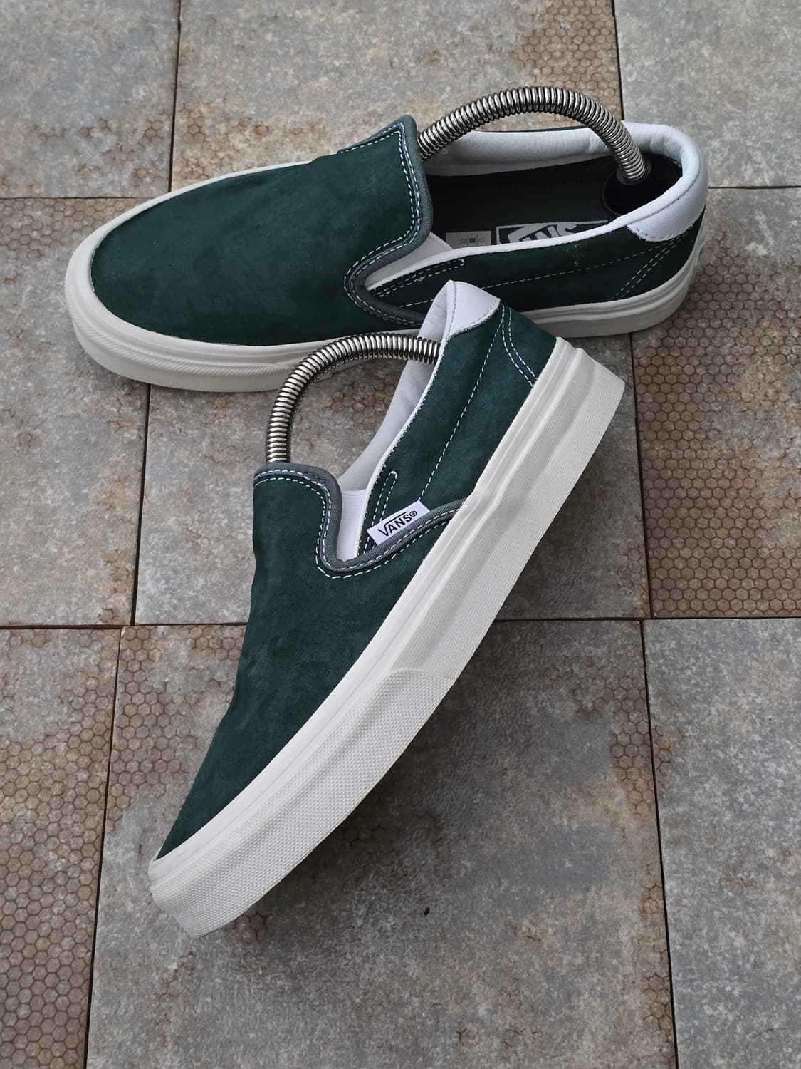 (240)반스 슬립온 59 피그 스웨이드 그린  상품이미지3