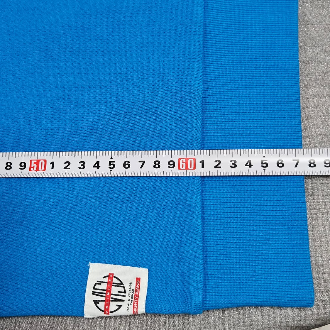 M) 새상품 EVISU 에비수 블루 맨투맨 상품이미지7