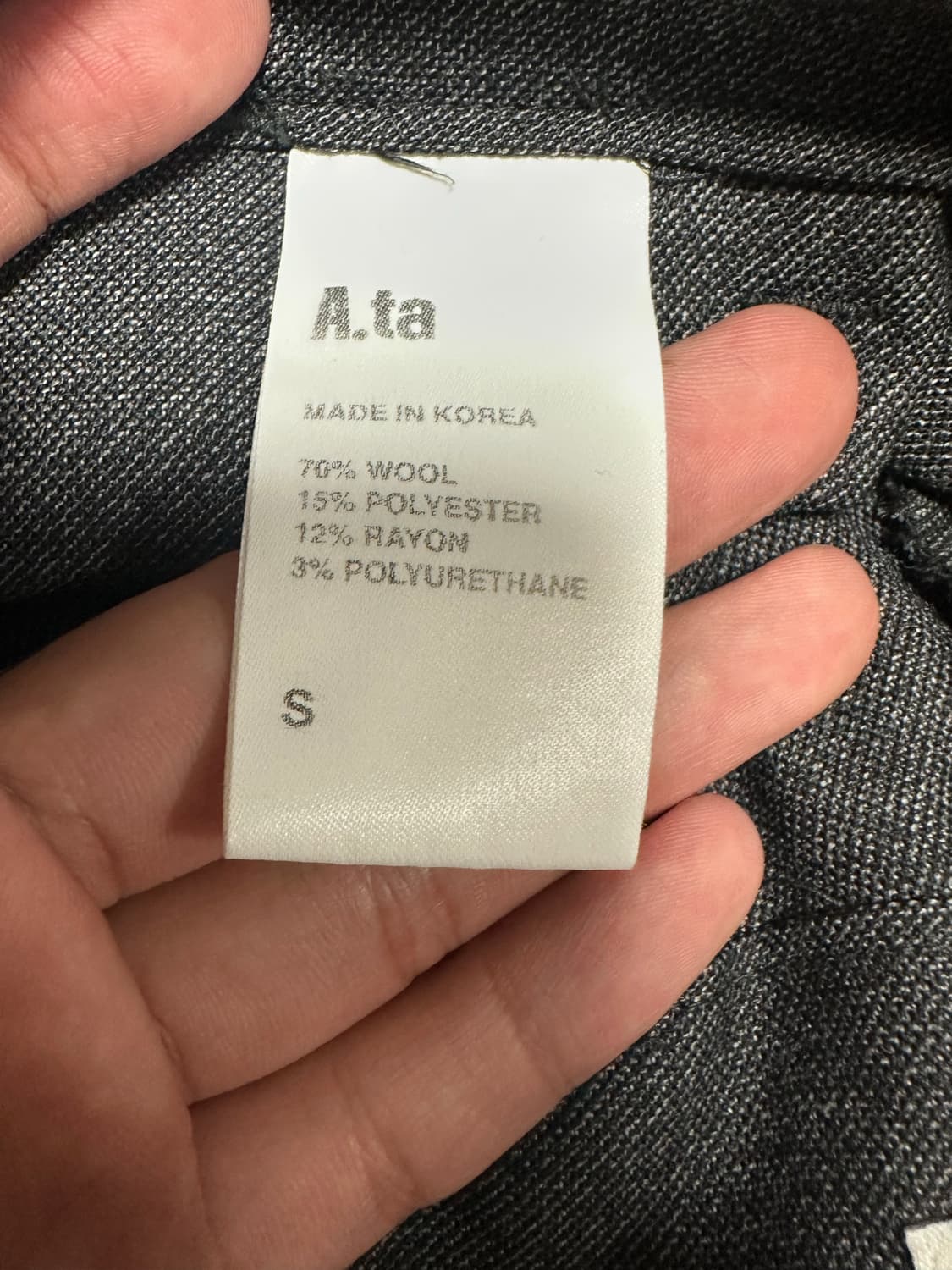 A.ta GRID FATIGUE PANTS( Shadow Grey) 상품이미지4