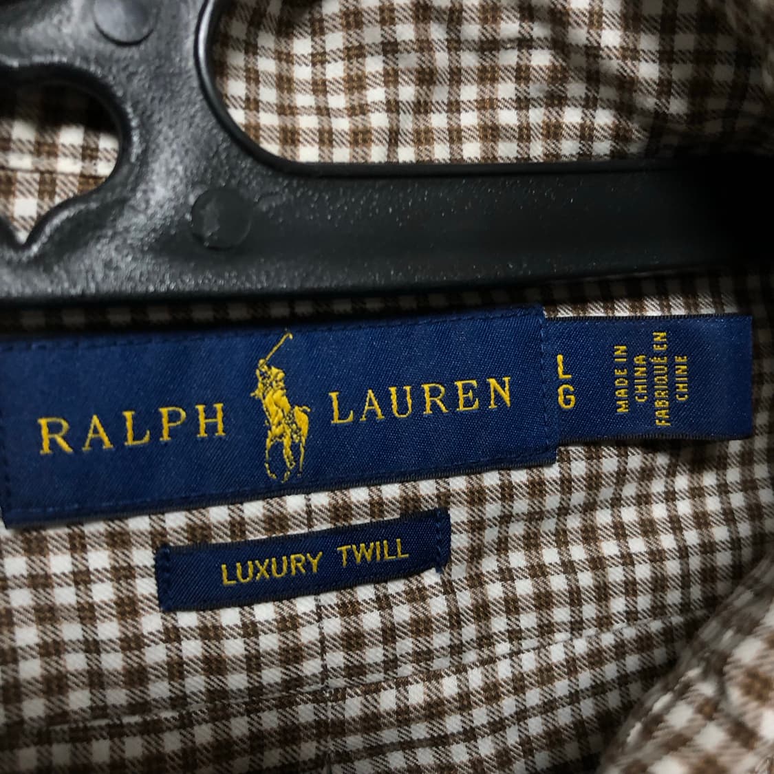 폴로 랄프로렌 셔츠 상태최상 남성용 브라운 상품이미지4