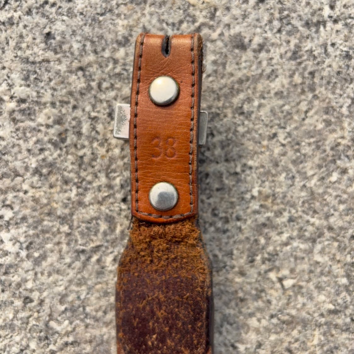 토니 라마 Tony Lama 스터디드 웨스턴 레더 벨트 상품이미지8