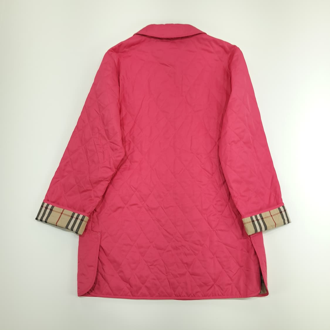 CN651W M 버버리 런던 핑크 퀄팅 자켓 상품이미지9