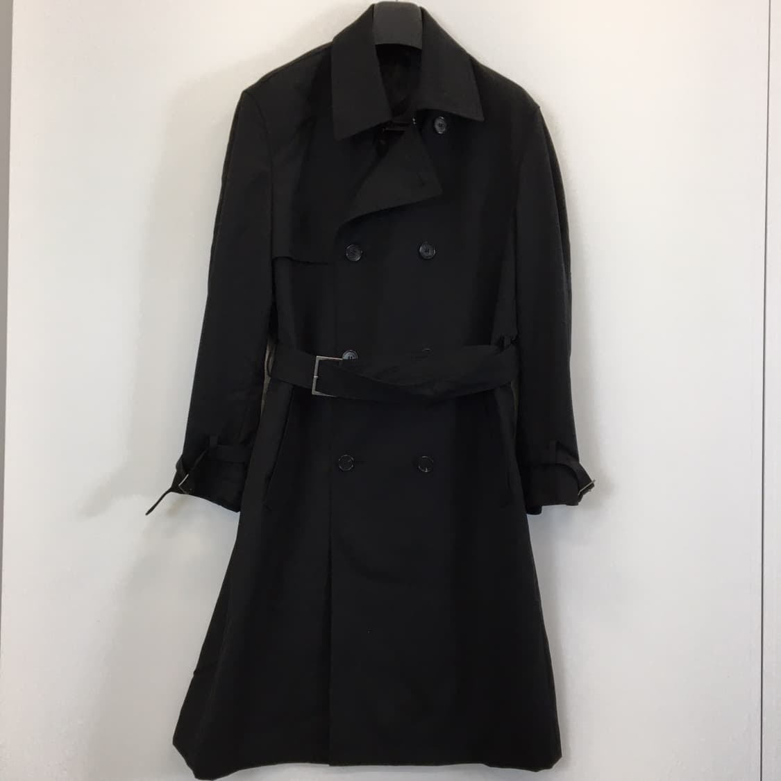무신사스탠다드 트렌치코트 울혼방 L 블랙  상품이미지1