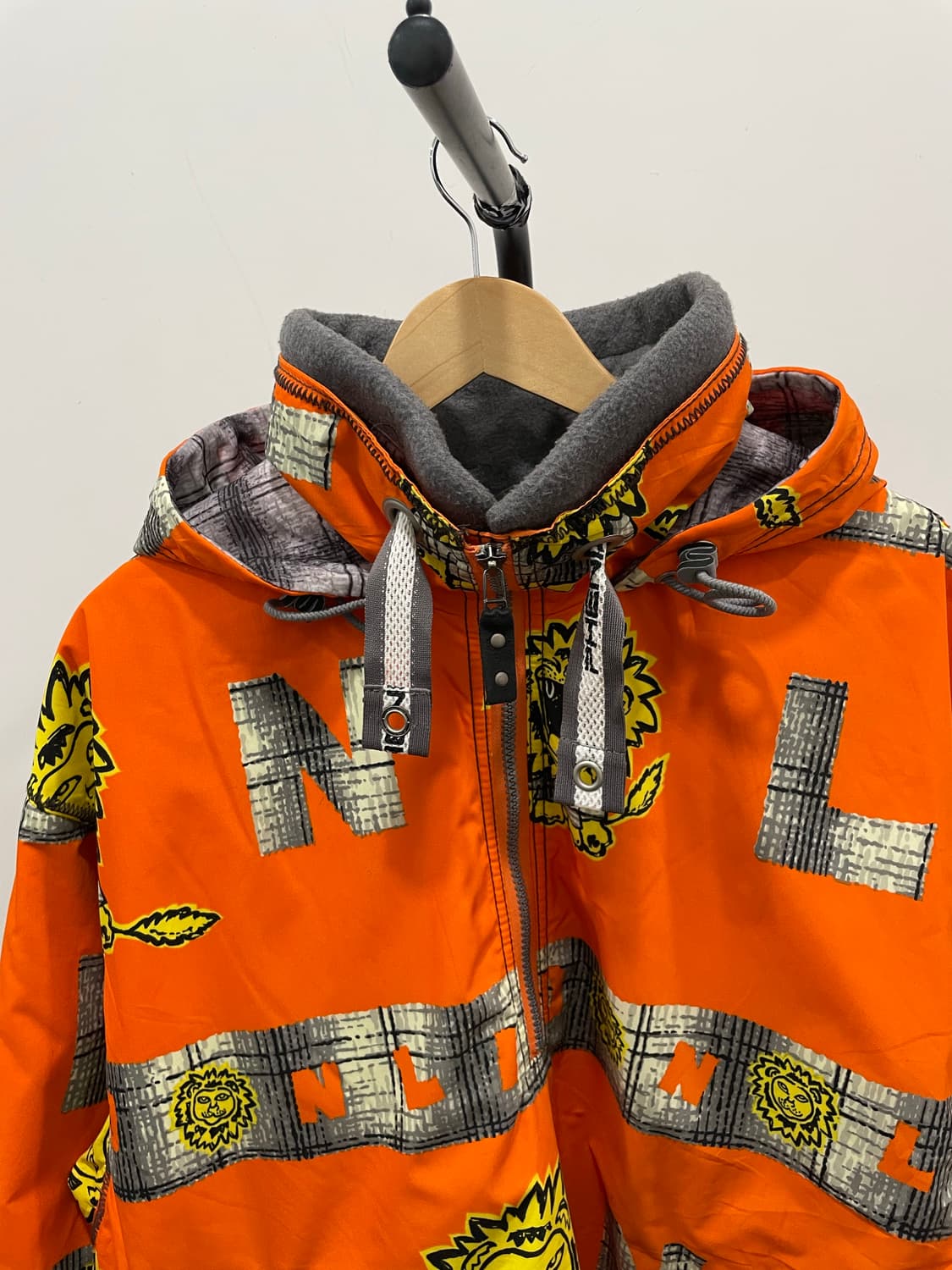 (빈티지)90‘s 샘플 PHENIX 피닉스 올오버 프린팅 스키 아노락 상품이미지7