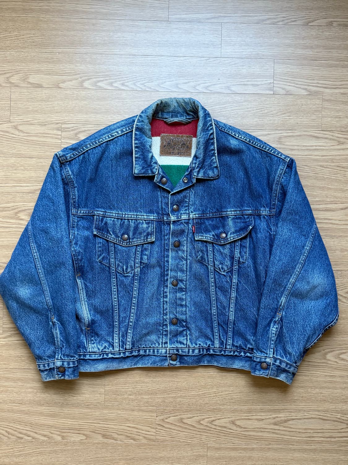 90s USA 리바이스 허드슨베이 데님자켓 상품이미지2