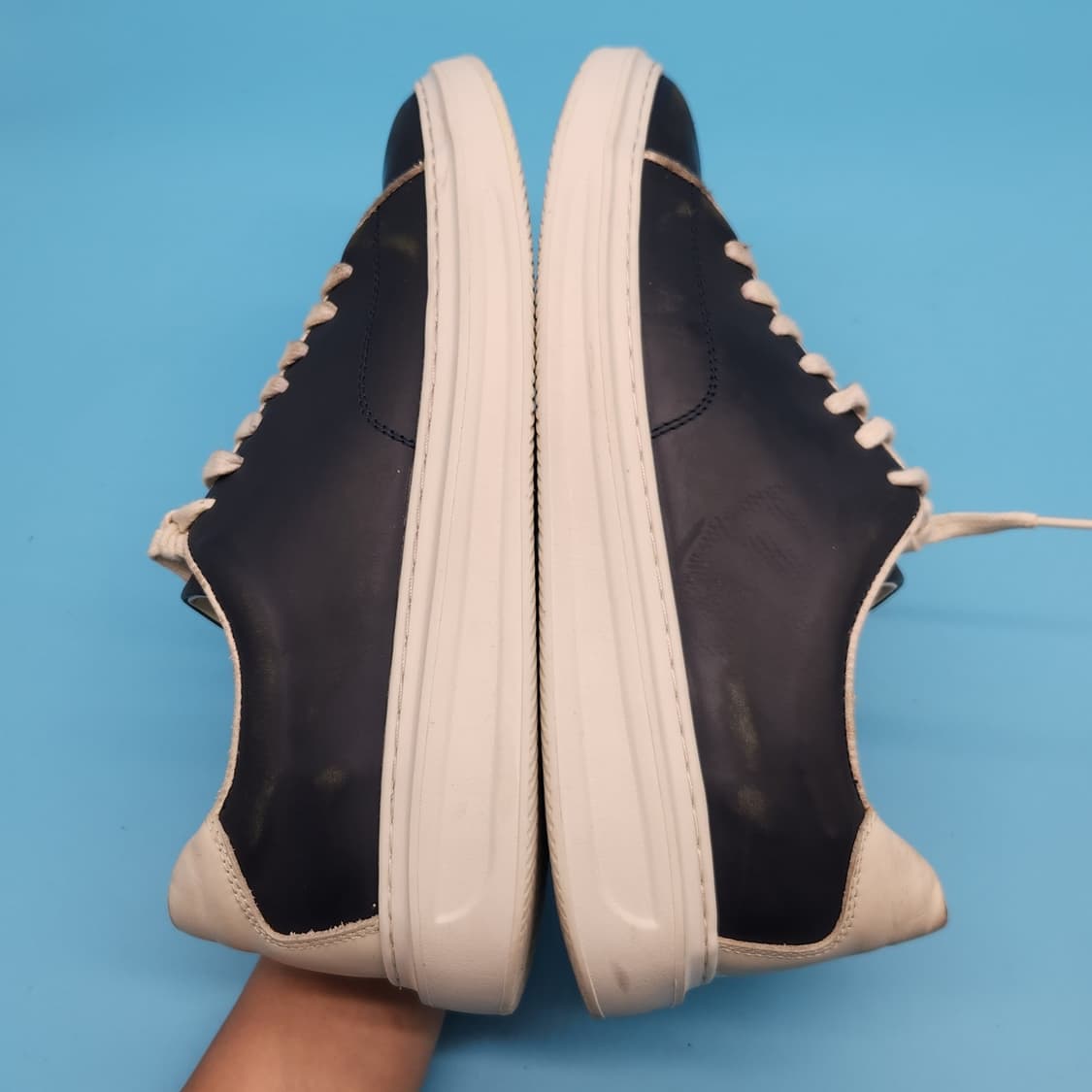 D 미소페 소가죽 남성 스니커즈 270 상품이미지5