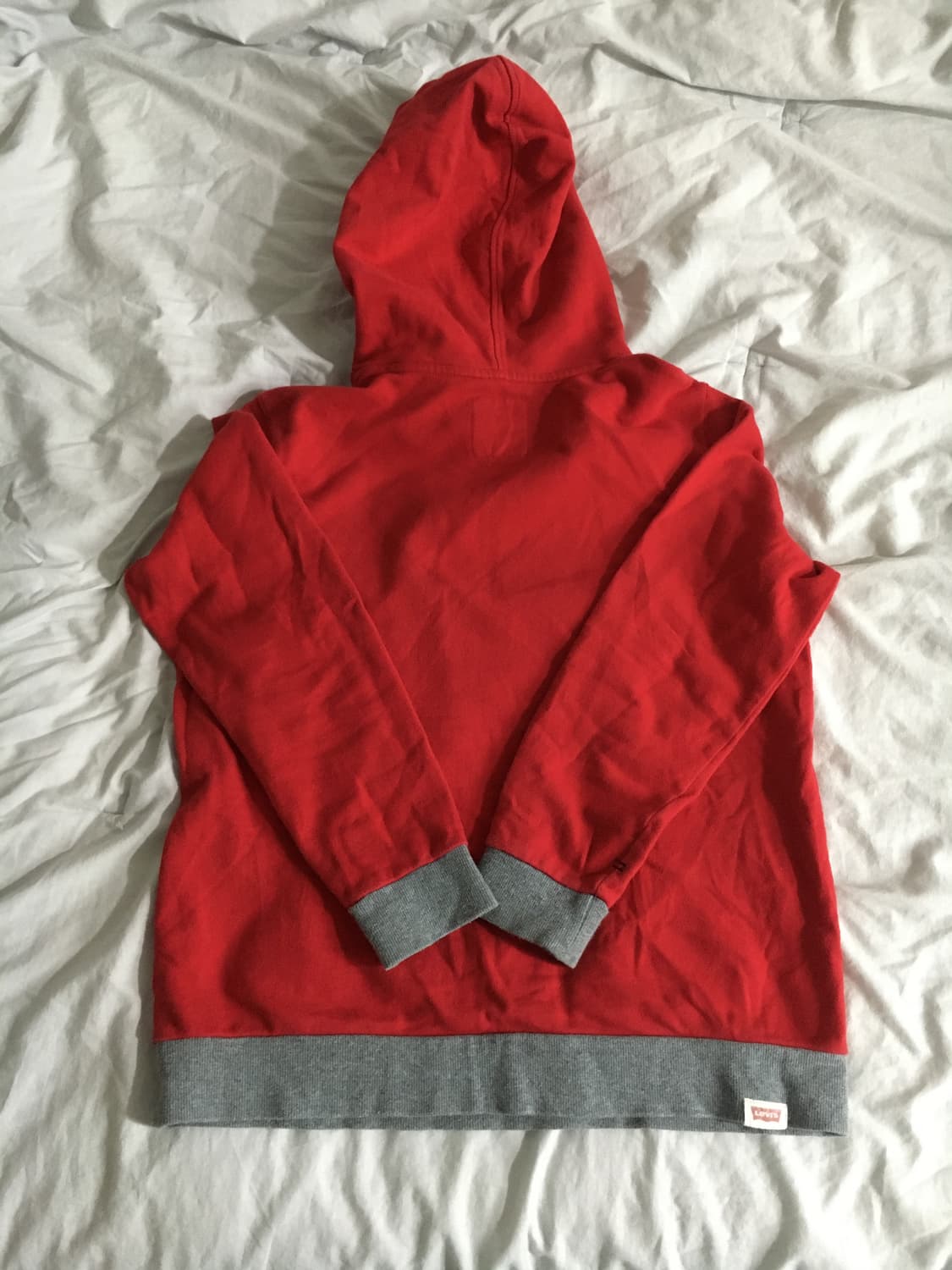 리바이스 🎠 클래식 홀스 후드티 red 상품이미지4