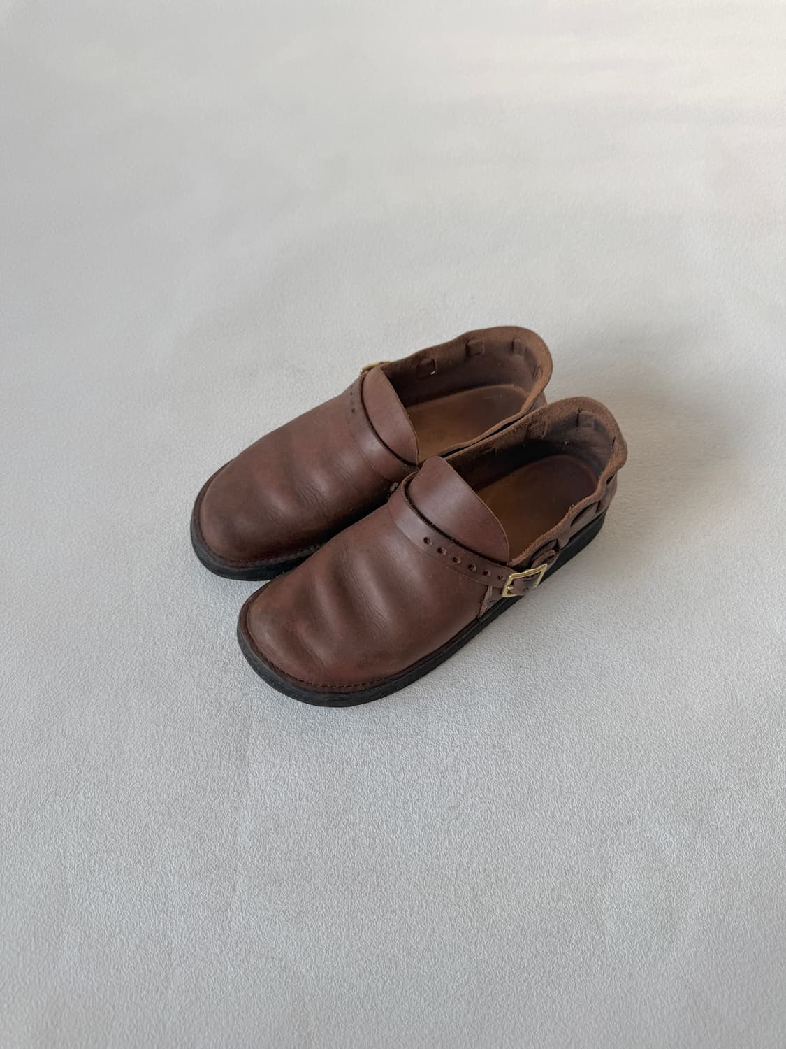 [5C, 220]오로라 슈즈(AURORA SHOES) 레더 미들 잉글리시 상품이미지3