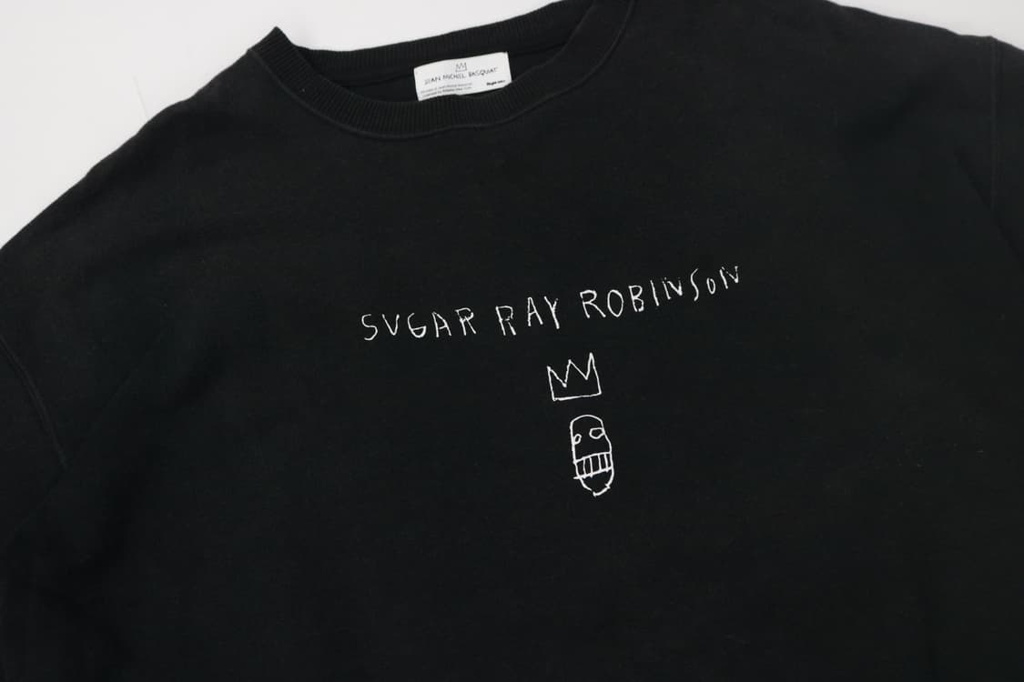 바스키아 x Right-on 콜라보 아트 그래픽 맨투맨 (XL) 상품이미지4
