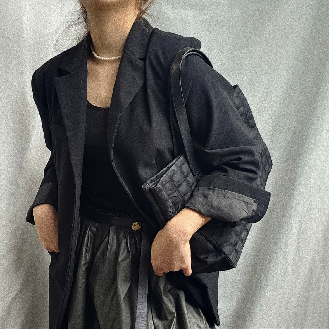 [정품 CHANEL] 샤넬 나일론 뉴트래블백 쇼퍼백 토트백 상품이미지1