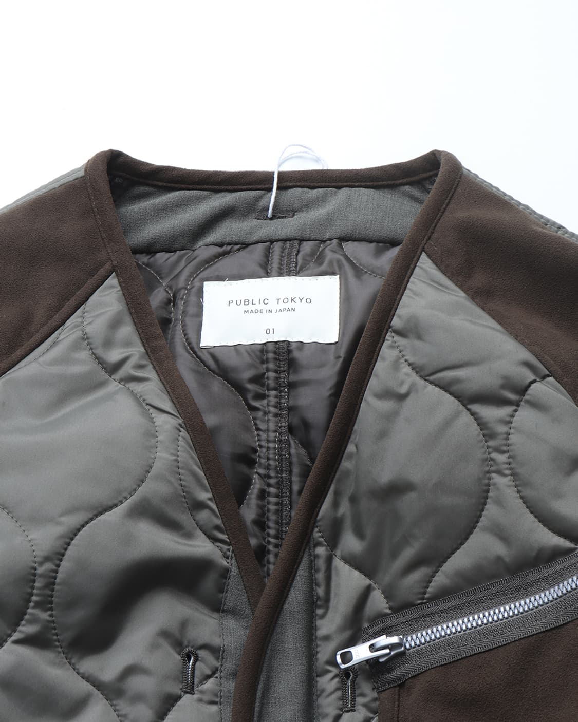 PUBLIC TOKYO Quit Suede Combi Liner 상품이미지6