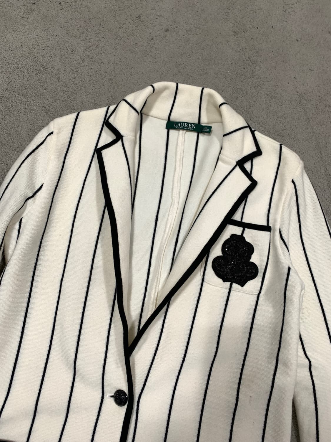 랄프로렌 스트라이프 자켓 xs 상품이미지2