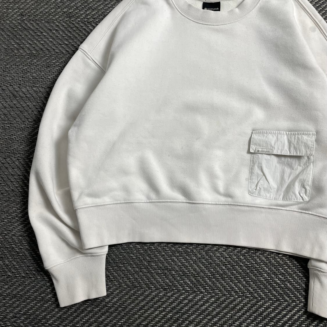 스노우피크 우먼스 세미 크롭 스웻 맨투맨y 4339 상품이미지4