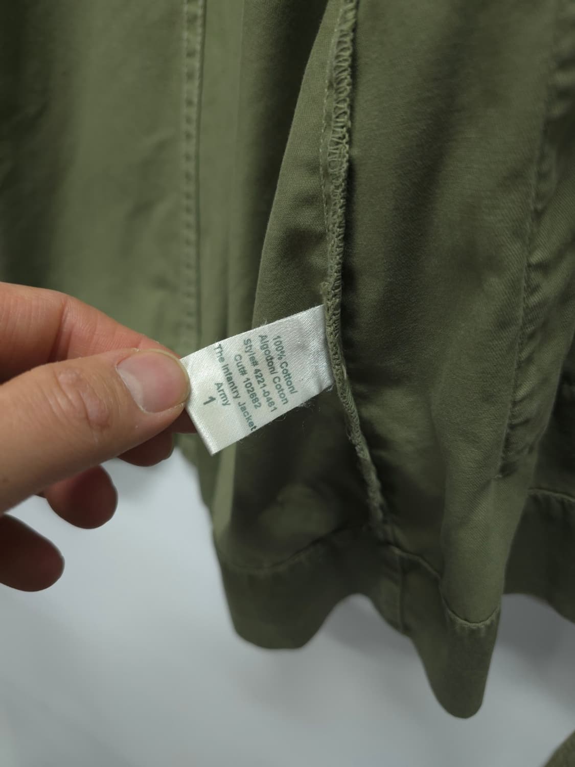 커런트엘리엇 아미 더인팬트리 야상 자켓 (66~66반) 상품이미지10