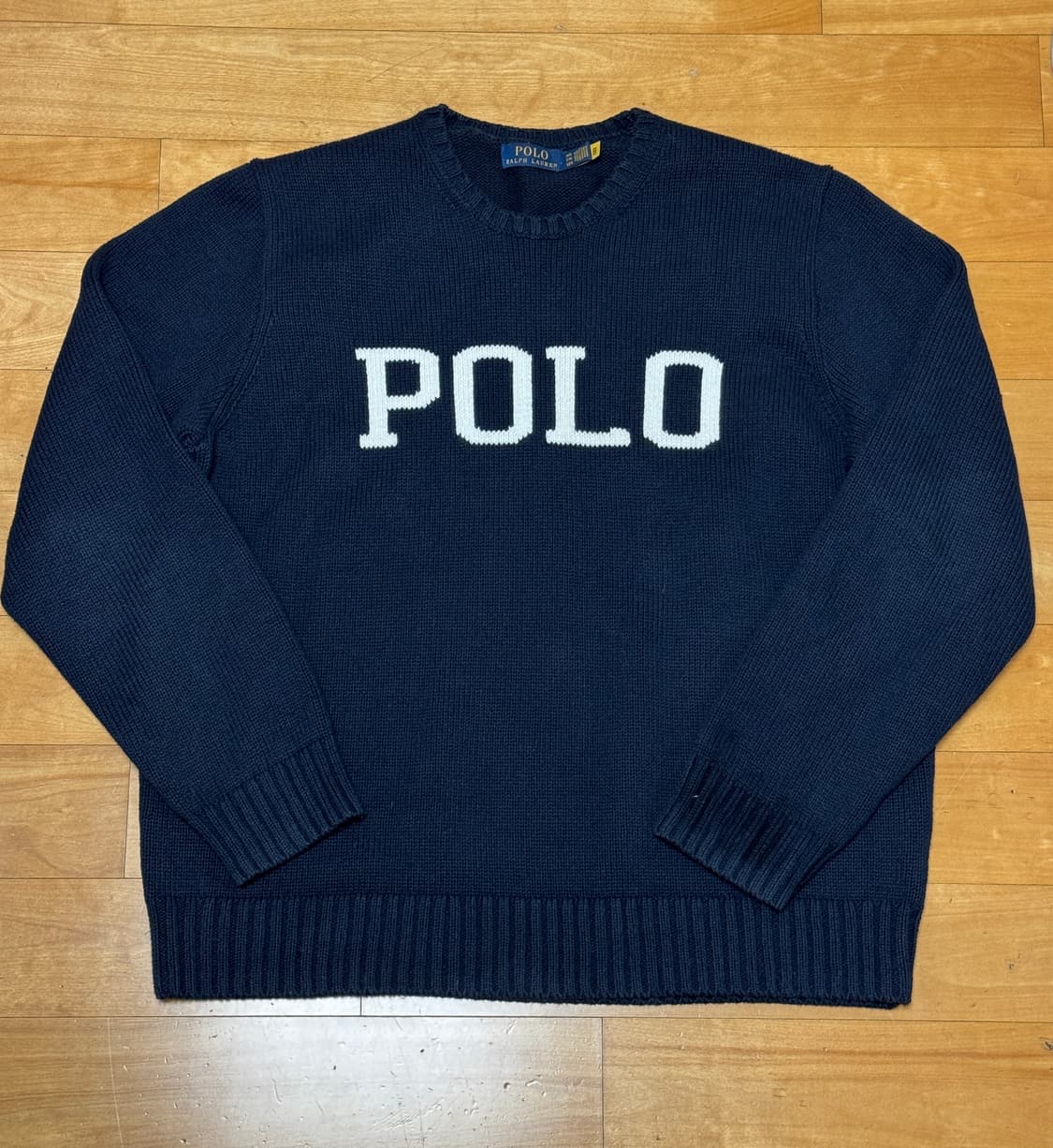 폴로 랄프로렌 로고 니트 스웨터 XXL 상품이미지1