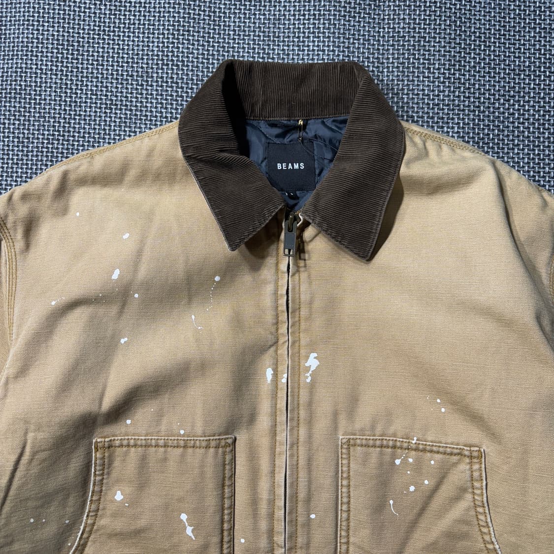 BEAMS 빔즈 페인팅 워크자켓 상품이미지2
