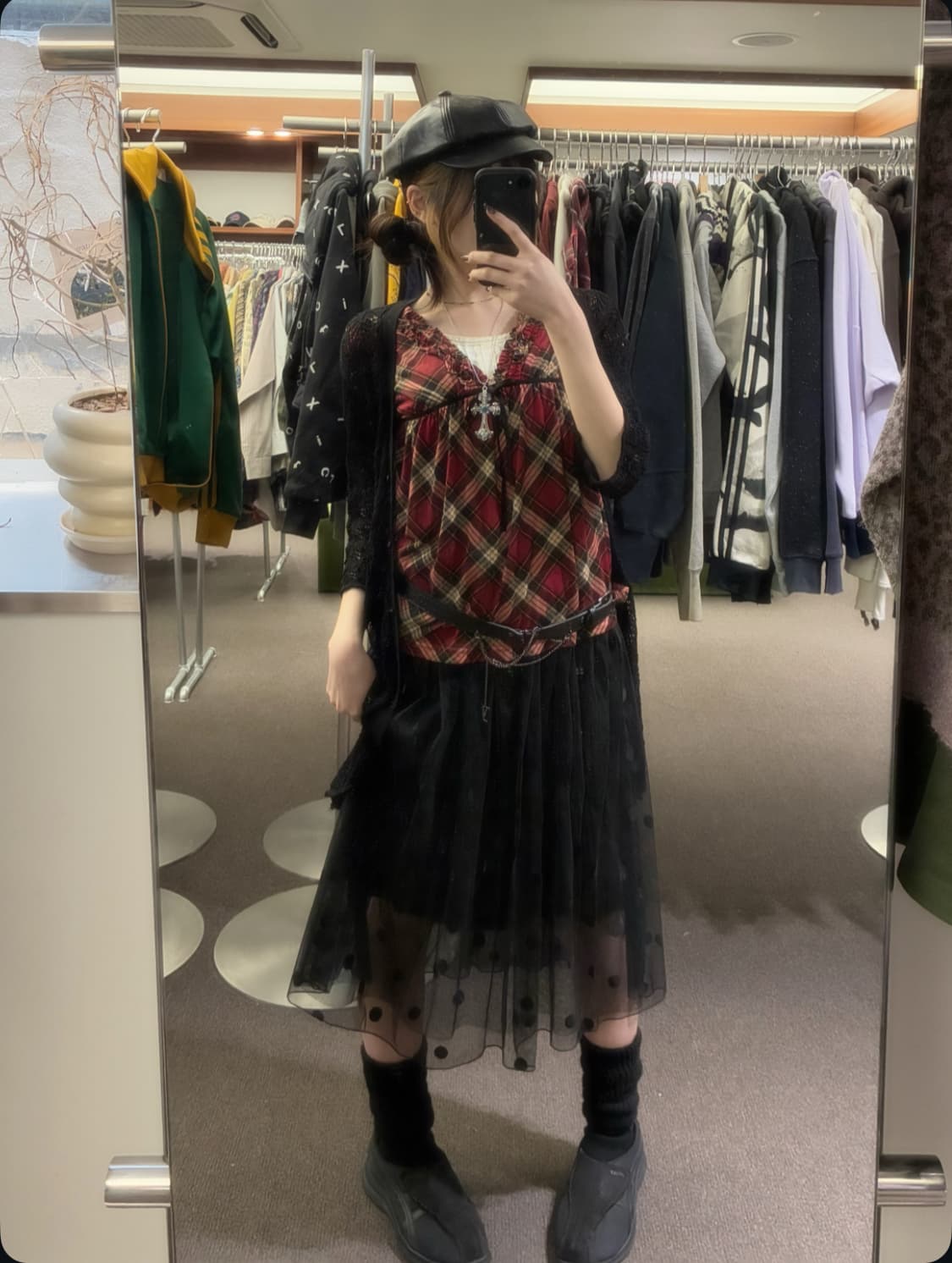 Dark Grunge Check 🍓⚓️ 상품이미지1