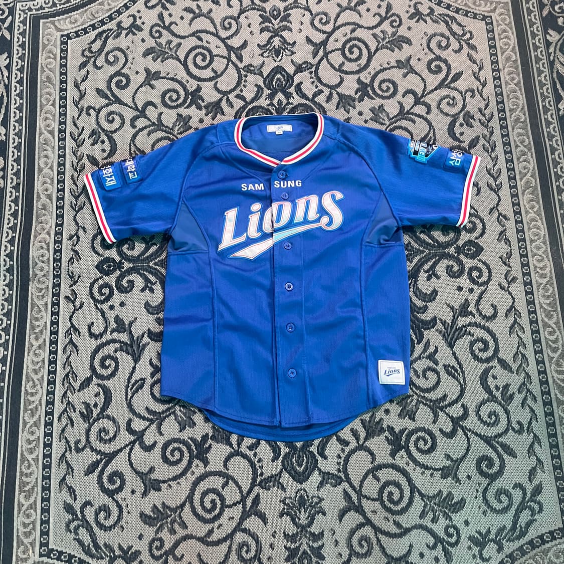 85 삼성라이온즈 김지찬 어웨이 유니폼/W2666 상품이미지1