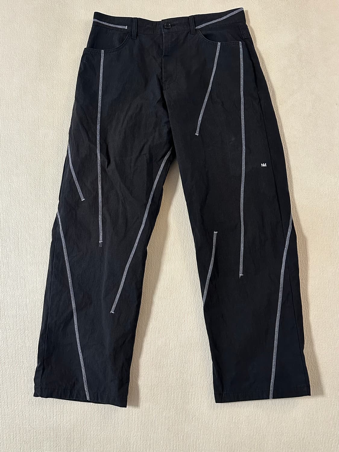 L) 노매뉴얼 S.L PANTS - BLACK 팬츠 상품이미지2