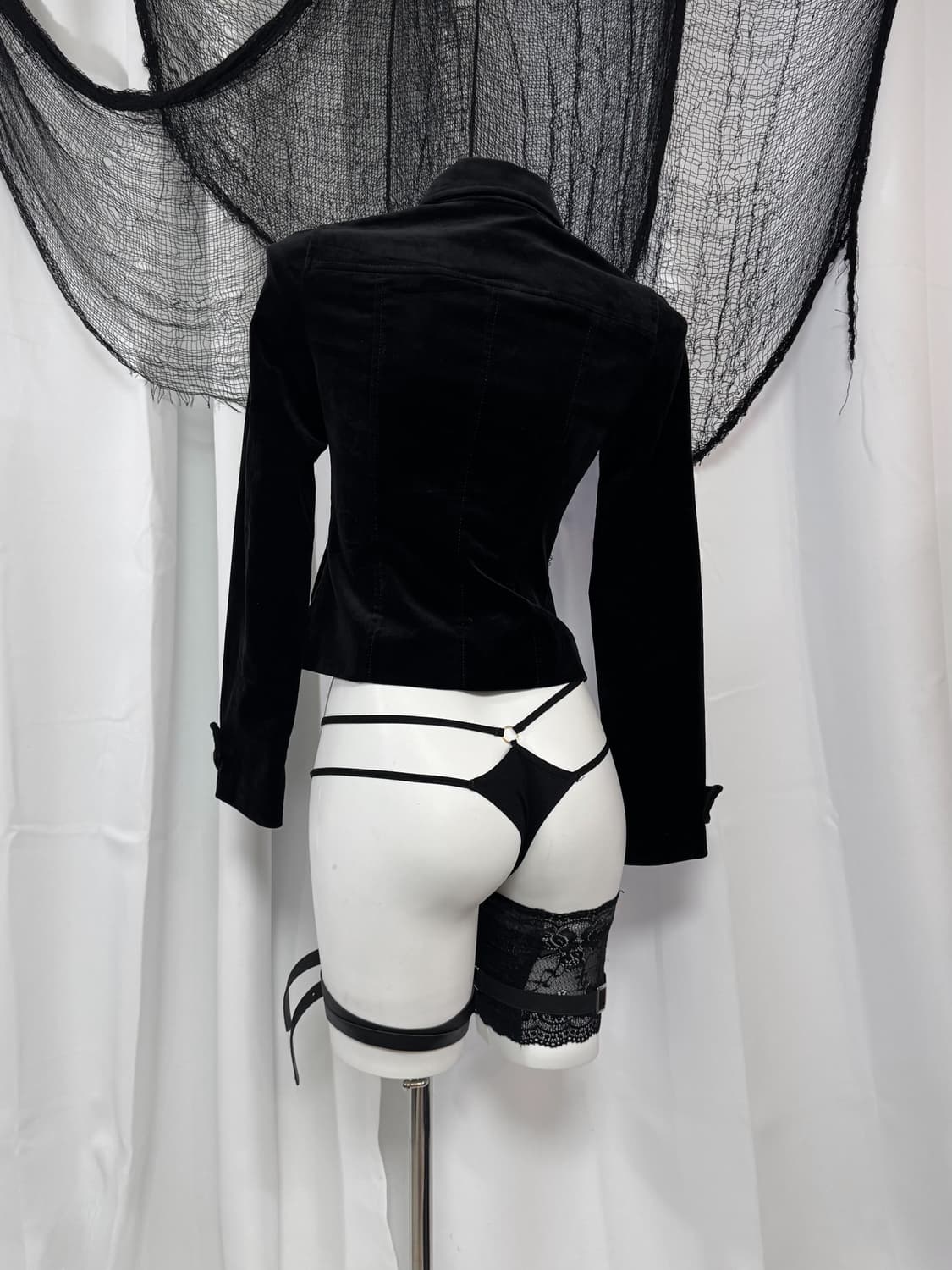 velvet detail jacket 상품이미지4