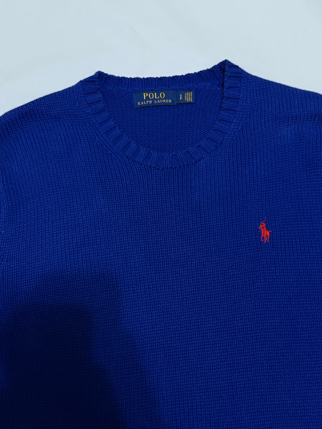 POLO 폴로 로고 코튼 니트 S 상품이미지2