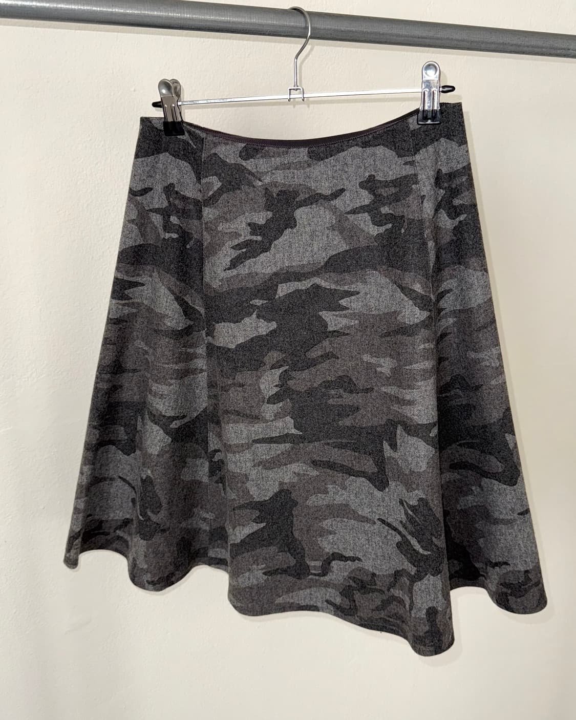 빈티지 카모 울 스커트 상품이미지3