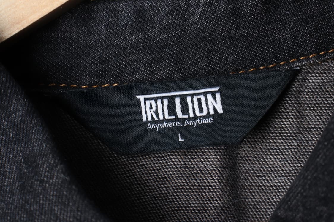 (L-2XL) 트릴리온 반팔 카라 티셔츠 셔츠 남방 데님 청-H32752 상품이미지6