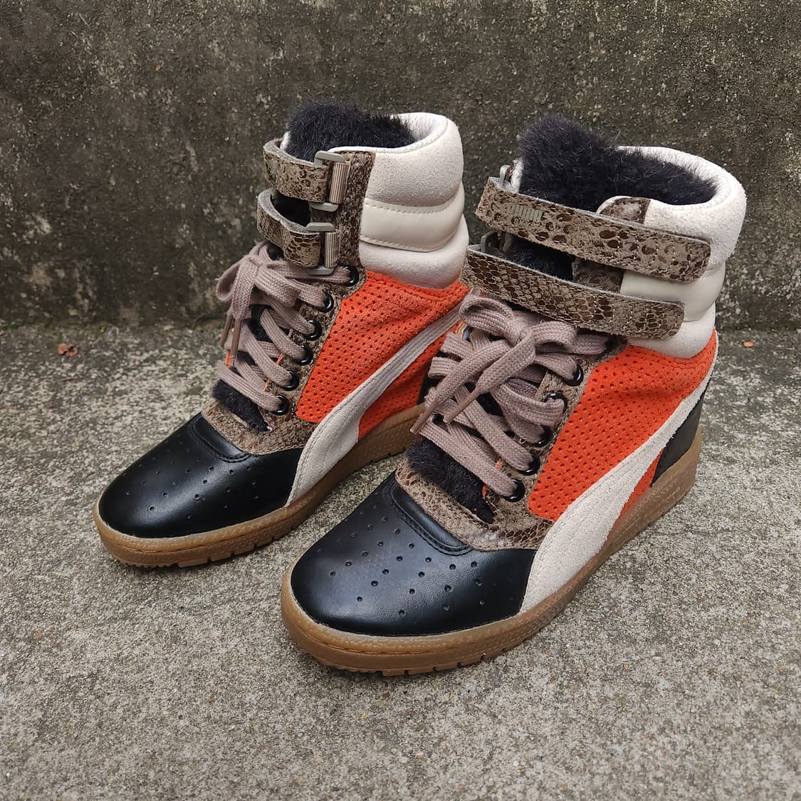 [230] 푸마 x 아트모스 스카이 웨지 퍼 힐 스니커즈 상품이미지1