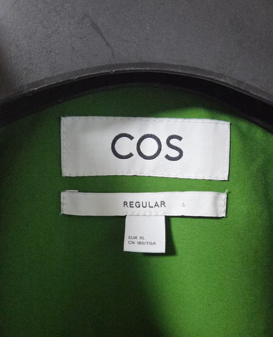(착샷) 코스 COS 레귤러핏 셔츠 그린 상품이미지4