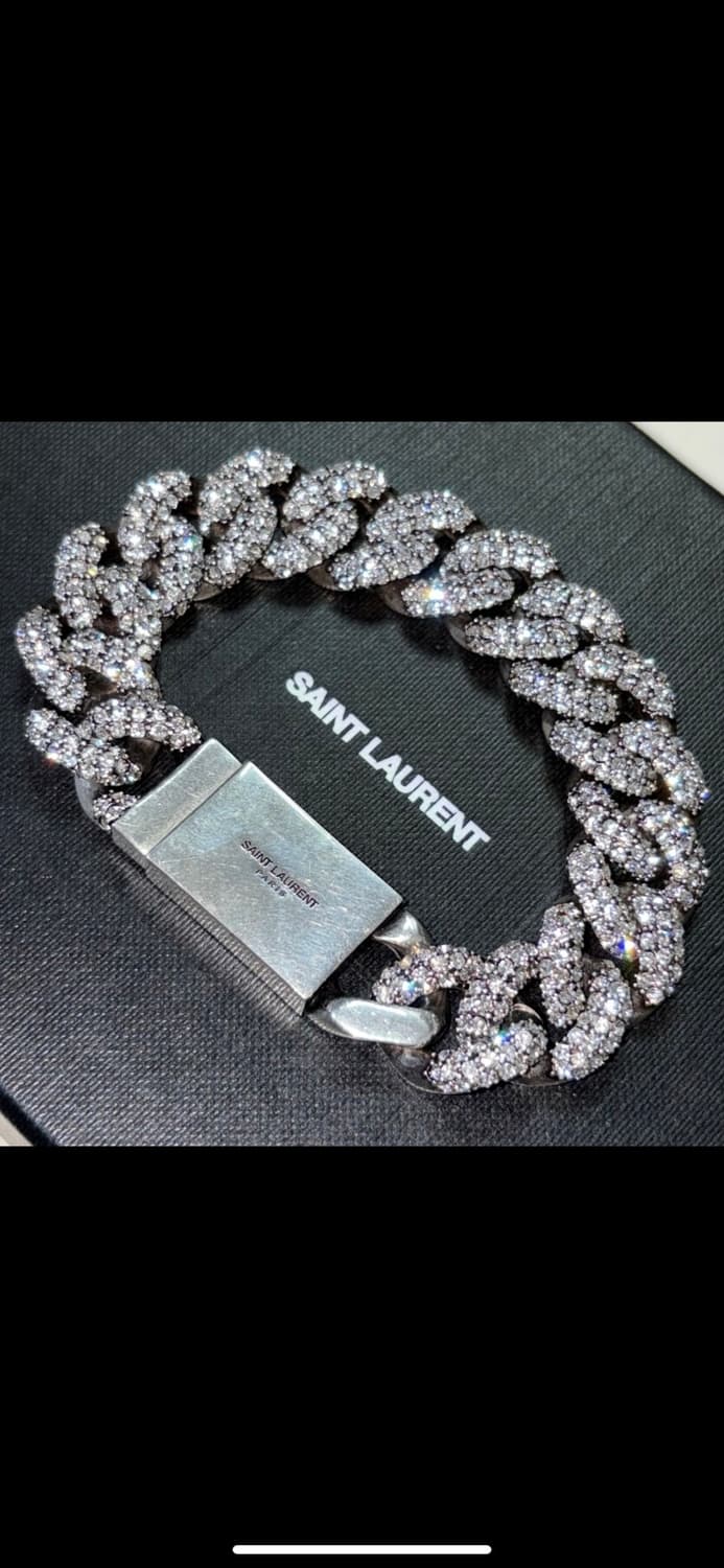 생로랑 커브 체인 브레이슬릿 상품이미지1