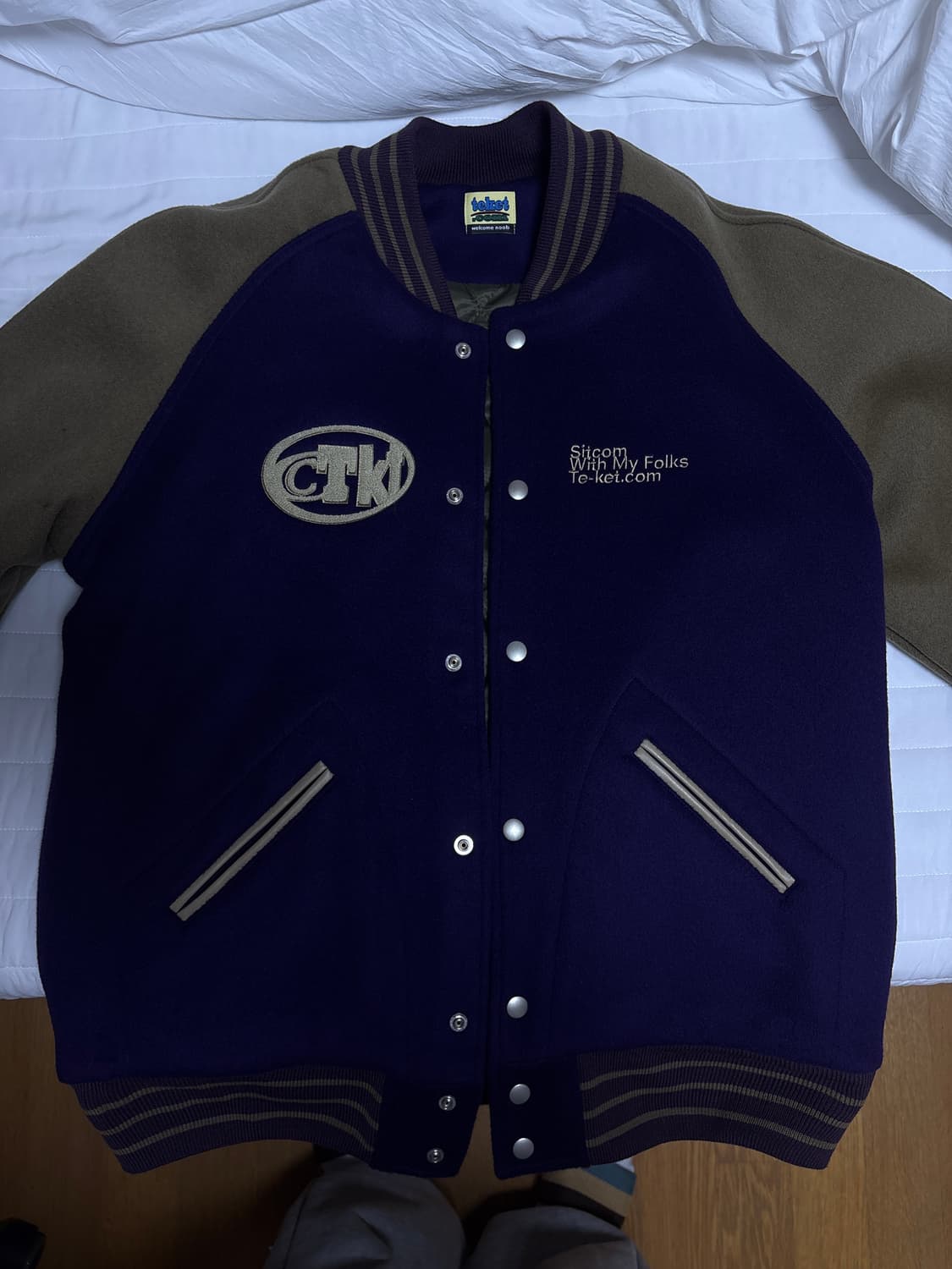 테켓 바시티 자켓 상품이미지1