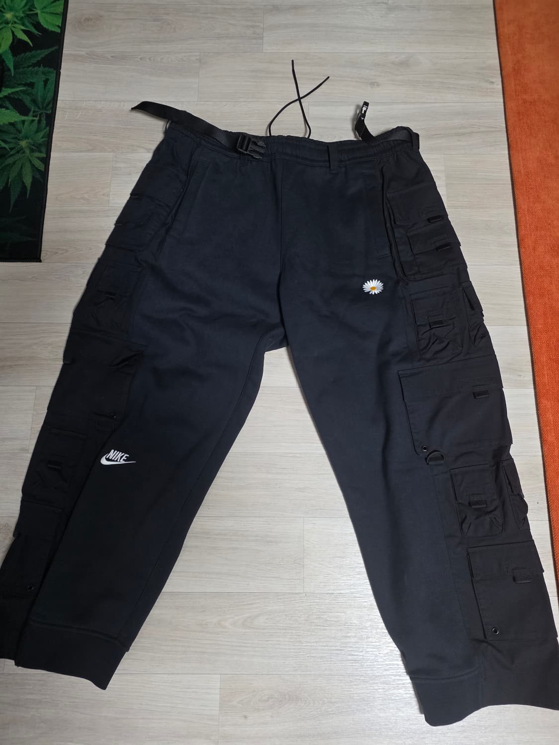 나이키 x 피스마이너스원 와이드 팬츠 블랙 상품이미지1