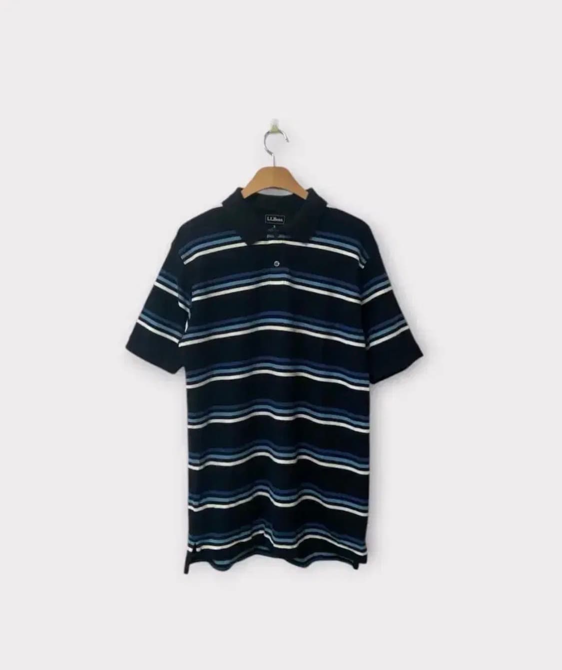 엘엘빈 L.L.Bean 스트라이프 카라티 S-M 상품이미지1