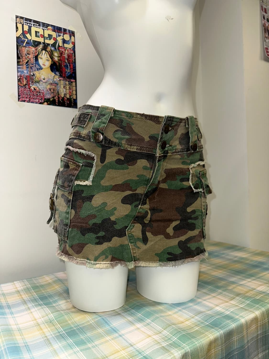 camouflage cargo short skirt 상품이미지1