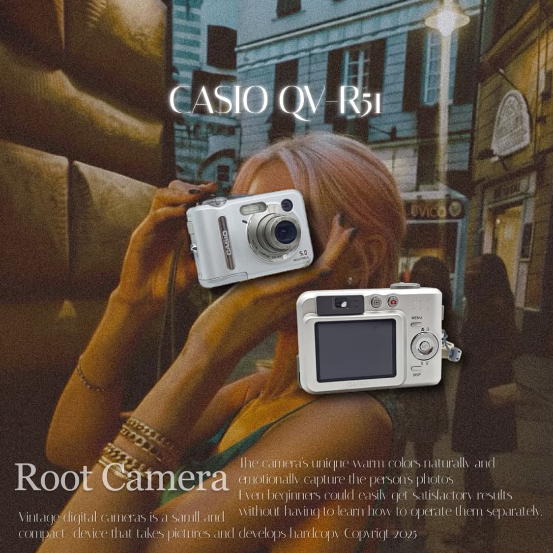 카시오 QV-R51 박스 실버 메탈릭⌚빈티지 디카 디지털카메라 상품이미지1