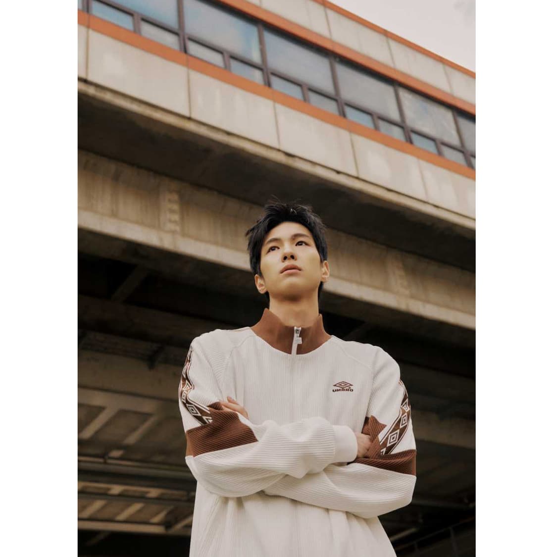 엄브로 | 와플 와이드 트랙팬츠 | 티라미수 | 90 상품이미지7