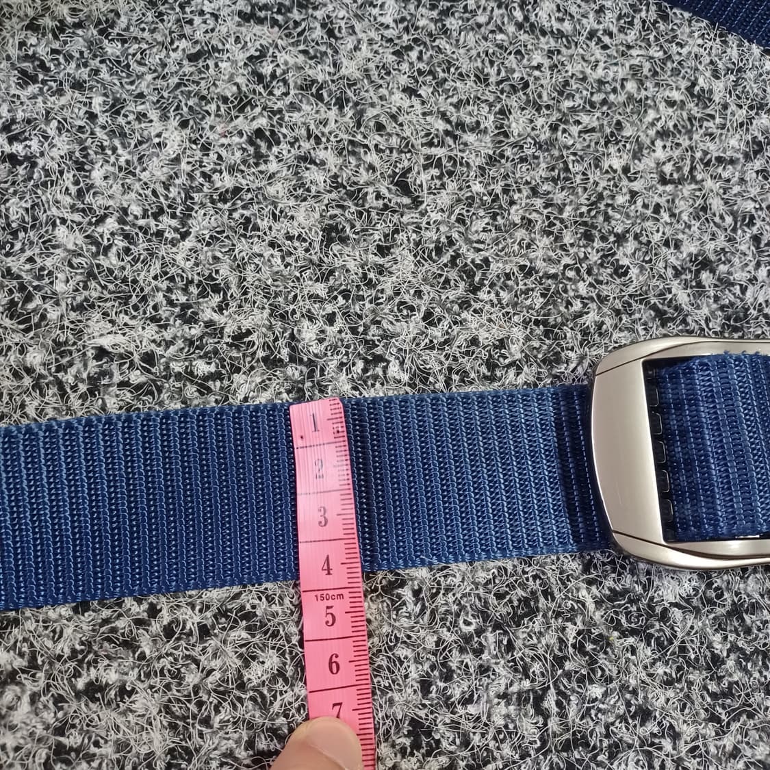 빈티지 캐주얼 벨트 네이비 상품이미지4
