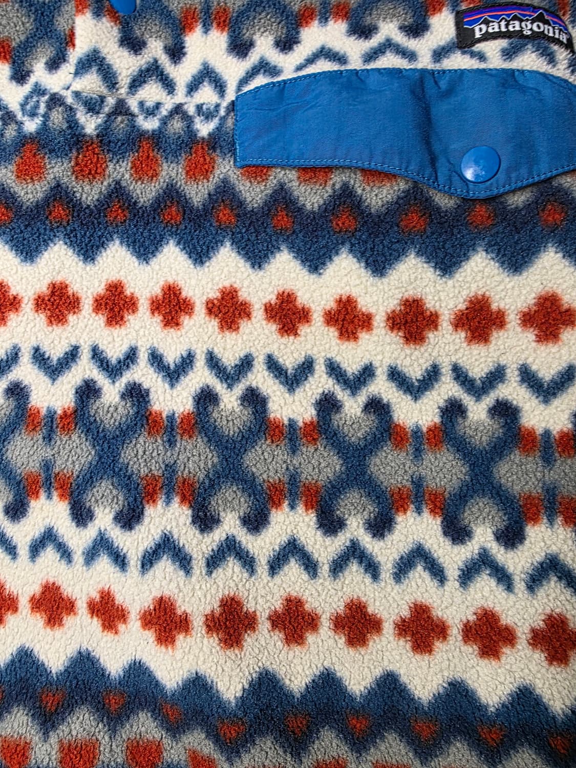 파타고니아 신칠라 풀오버 스냅티 클리프 언더워터 블루 M 상품이미지2